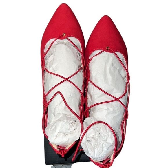 ✨4xHP 12-6&14&28-16 ✨Lace-Up Flats✨ - Picture 4 of 5